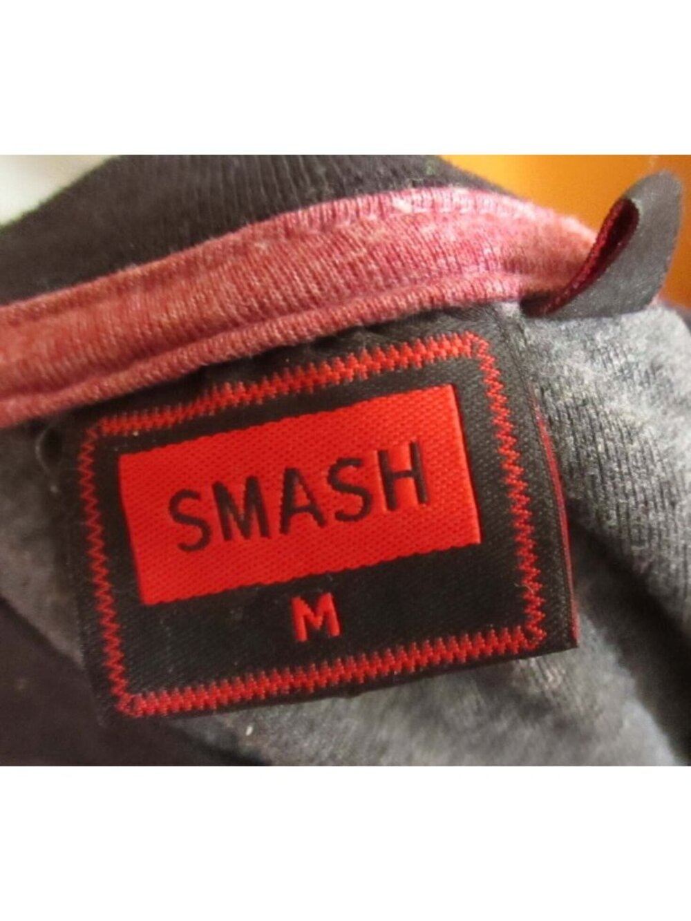 Vintage Men's T-shirt Medium Nerd Smash Crewneck Grungy 90's Colorblock Buttery